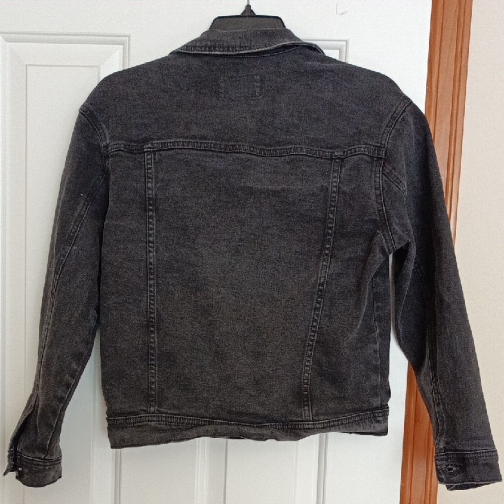 Black Denim Jacket By Universal Thread - image 3